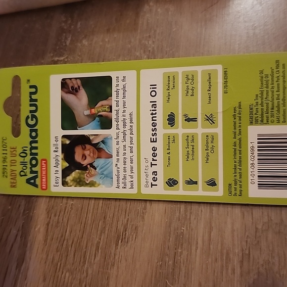 AromaGuru Roll-On Scent Tea Tree - Picture 2 of 3